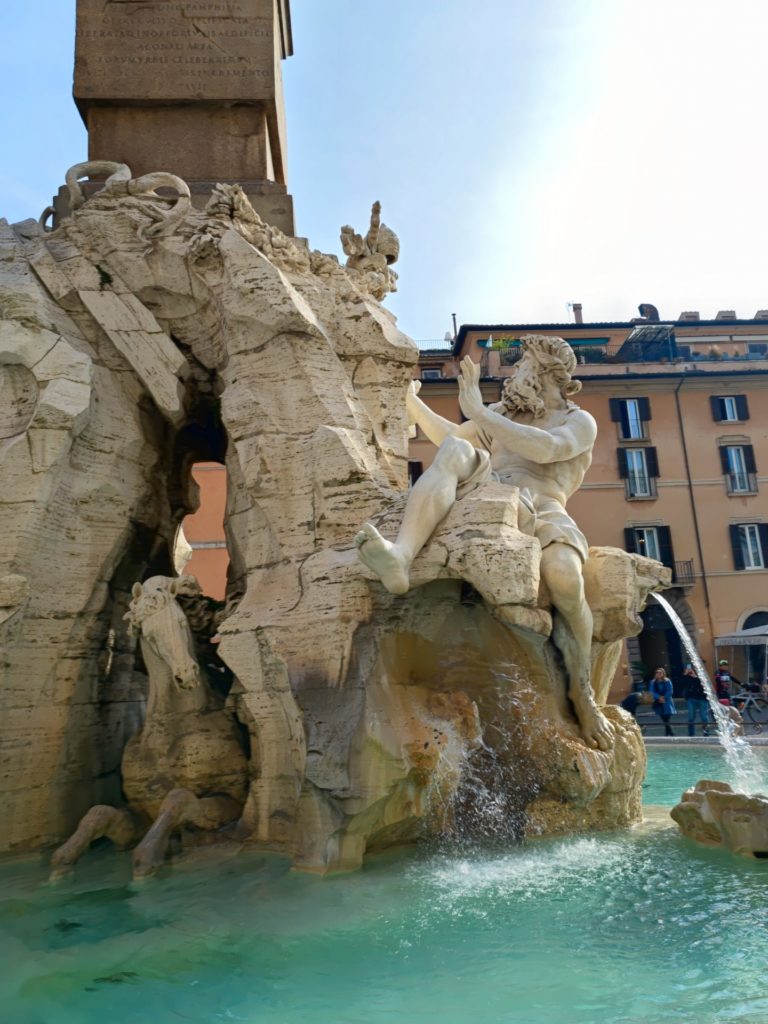 фонтан площадь навона рим италия